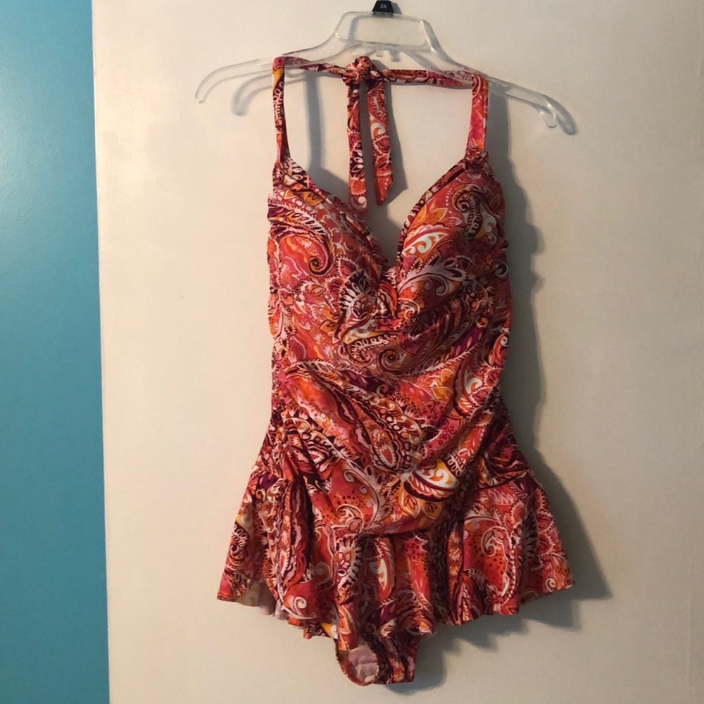 Chaps swimsuit worn twice!